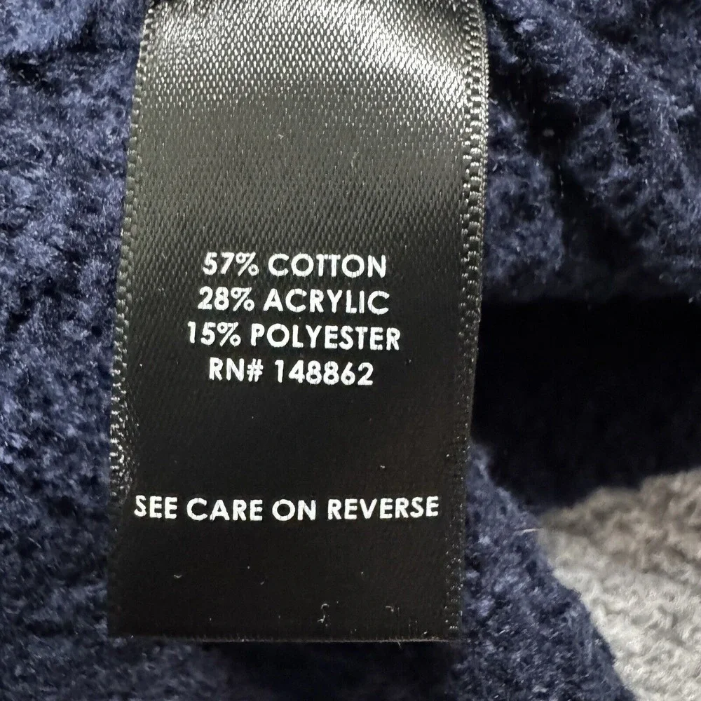 Torrid Cardigan Womens Size 0 Duster Open Front Blue‎ Knitted Texturized